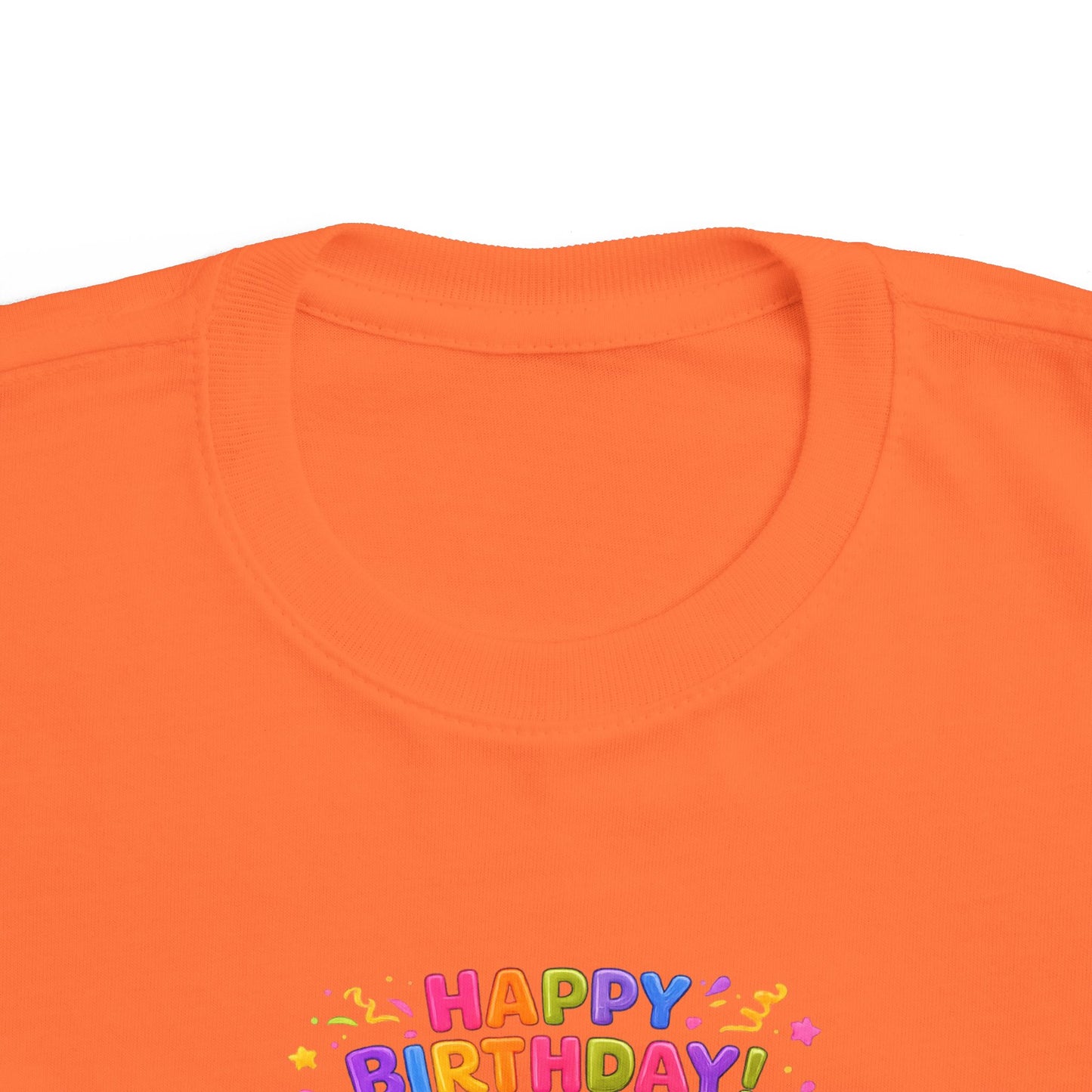Toddler Birthday Tee — "Happy Birthday 2" Girl Balloon Party Shirt