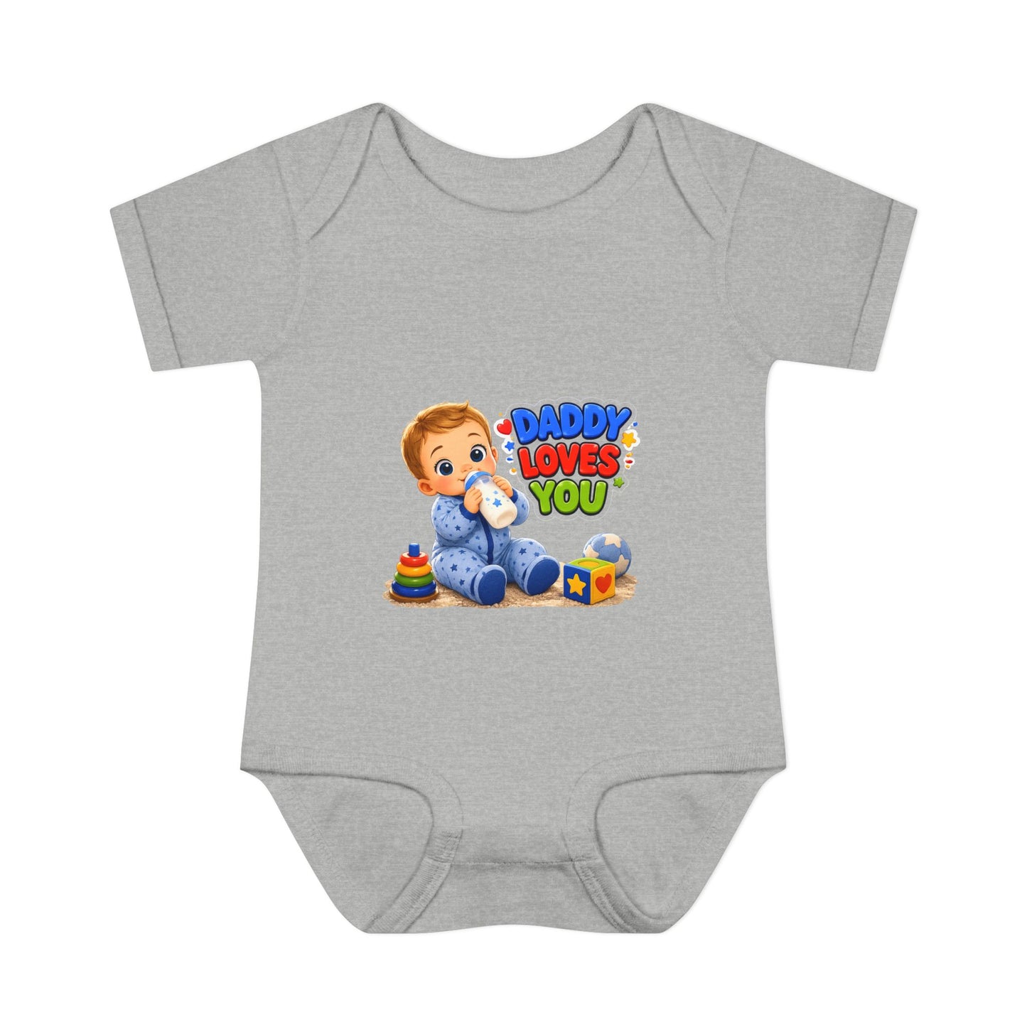 Daddy Loves You Baby Bodysuit