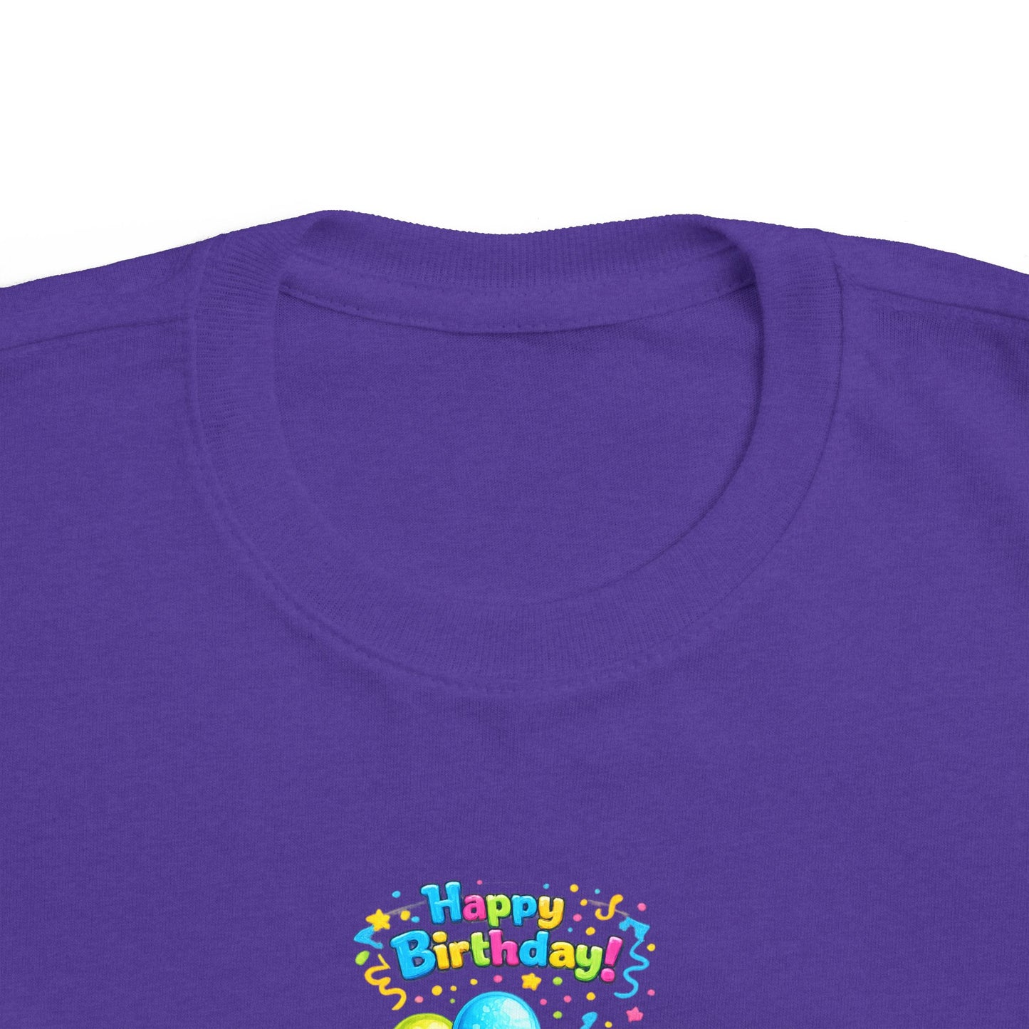 Toddler 1st  Birthday Tee — "Happy Birthday