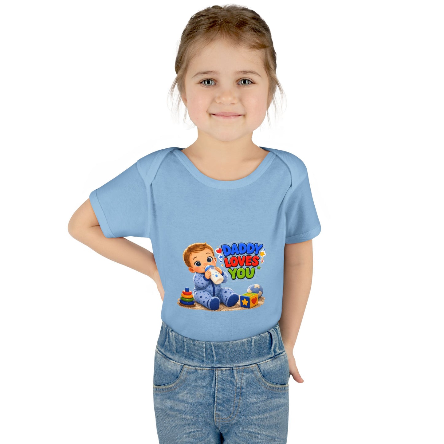 Daddy Loves You Baby Bodysuit