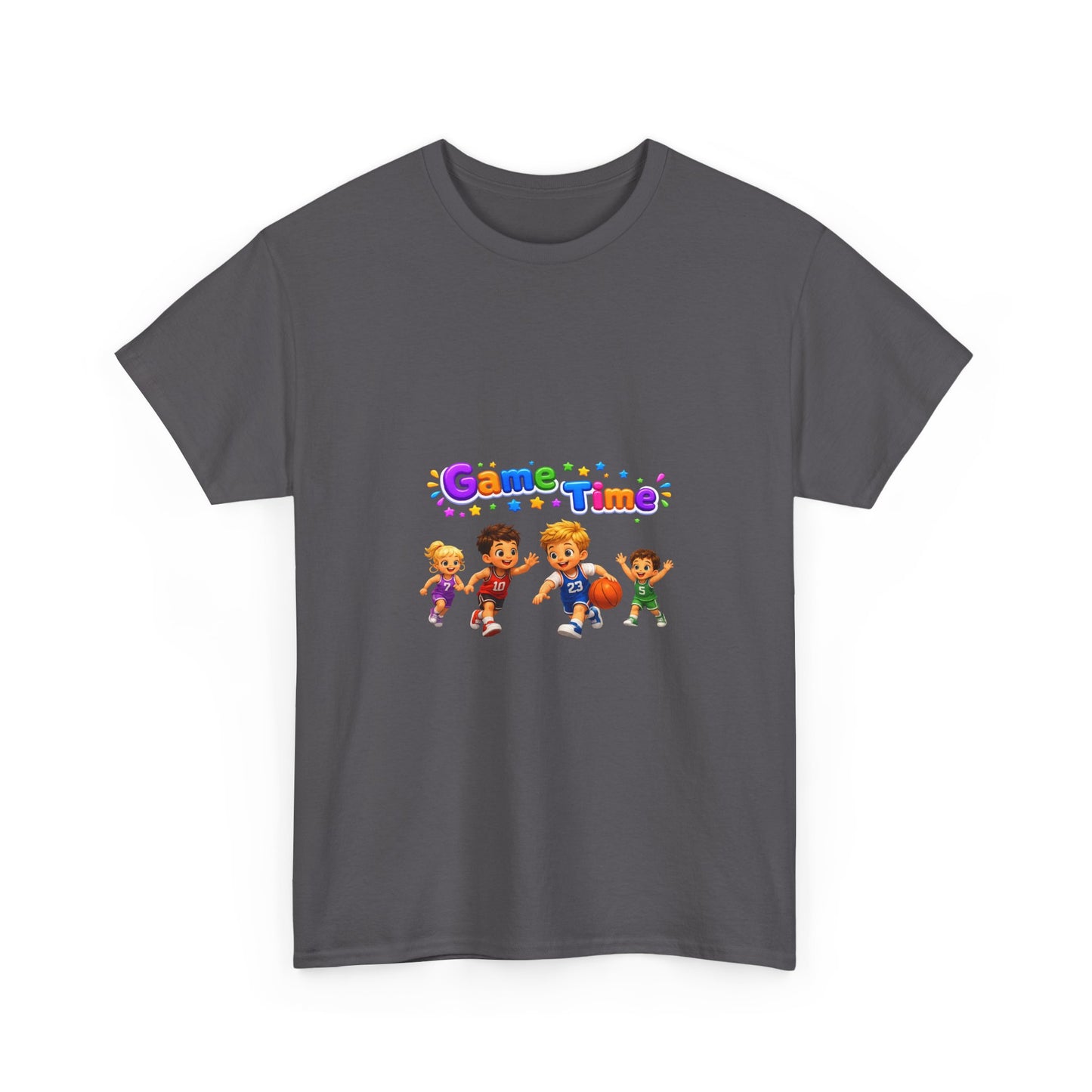 Kids' Game Time T‑Shirt — Playful Cartoon Children Design