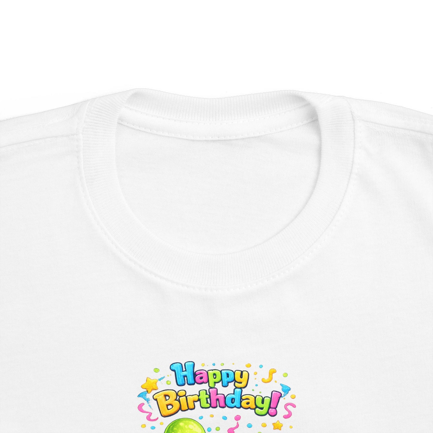 Copy of Toddler 3rd Birthday Tee — "Happy Birthday