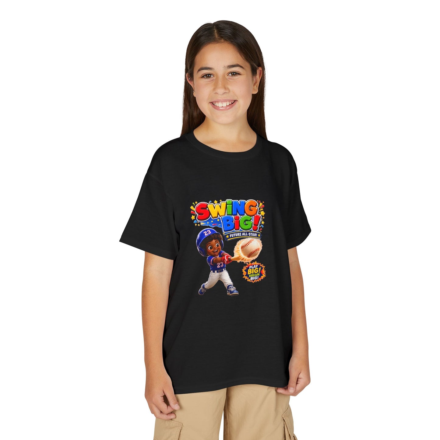 Swing Big! Youth Baseball T-Shirt