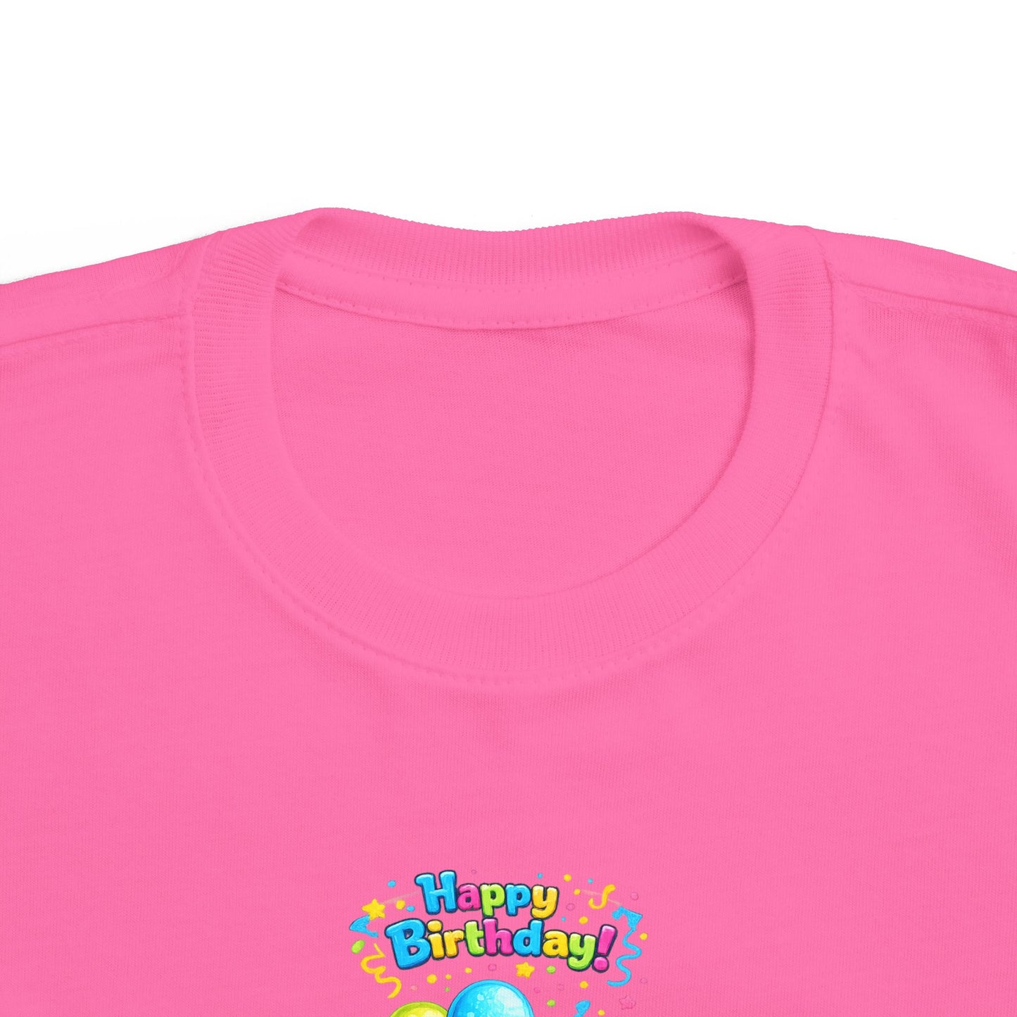 Toddler 1st  Birthday Tee — "Happy Birthday