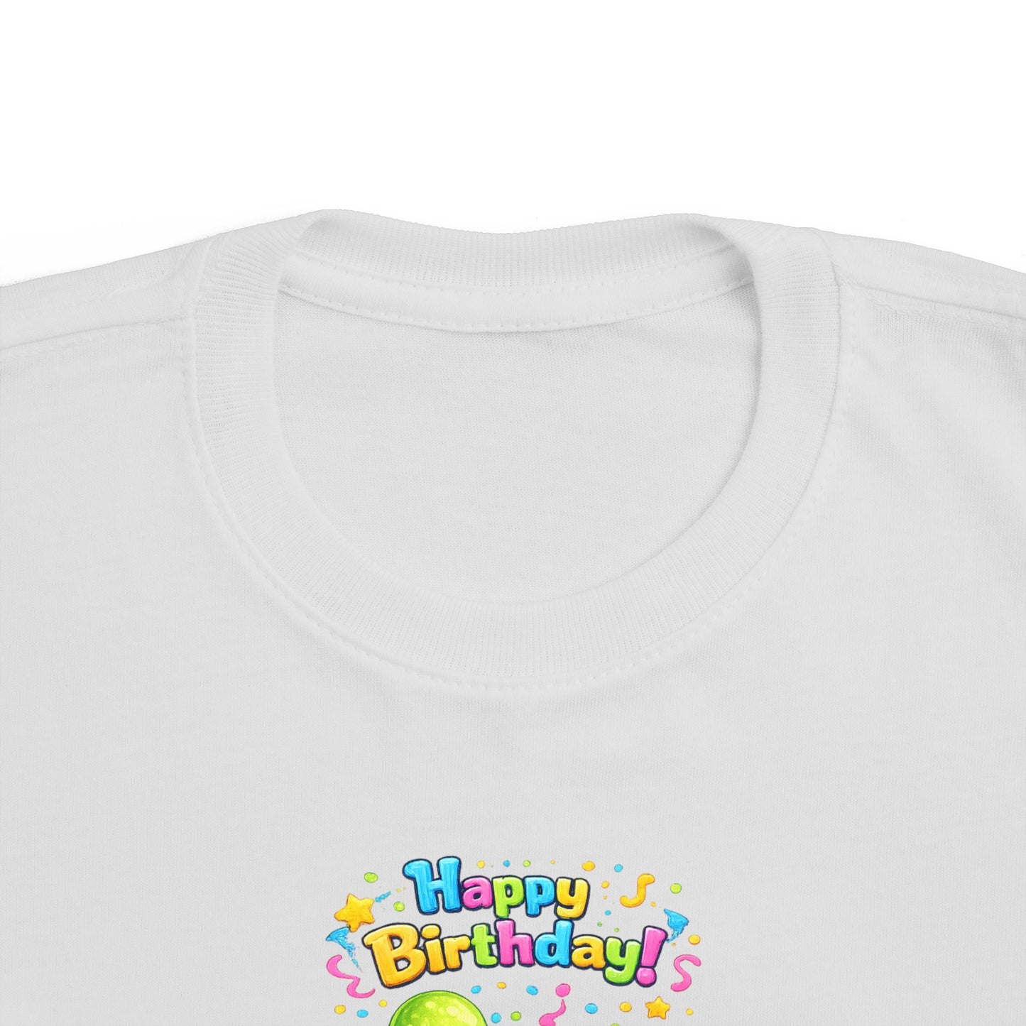 Copy of Toddler 3rd Birthday Tee — "Happy Birthday