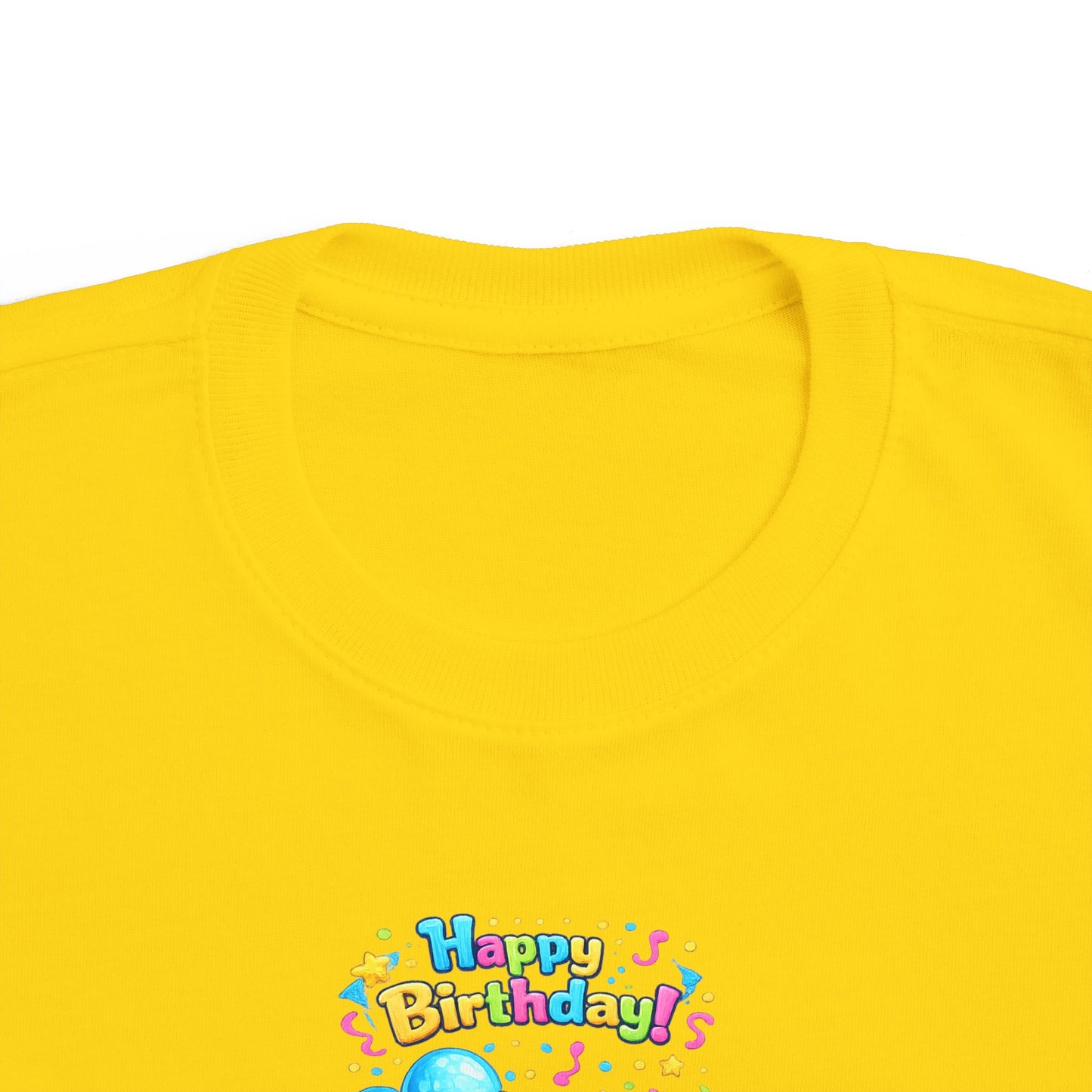 Toddler 2nd Birthday Tee — "Happy Birthday