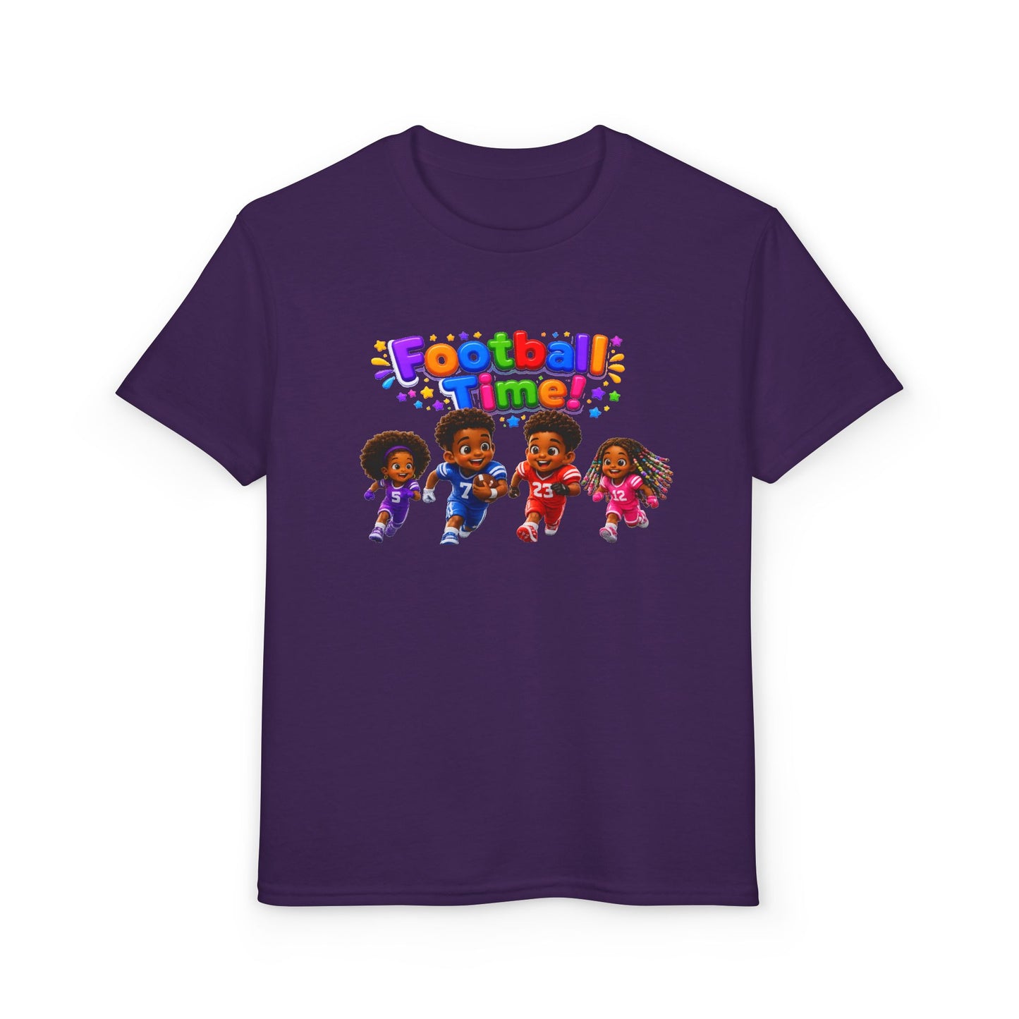 Youth T-Shirt — "Football Time" Kids Graphic Tee