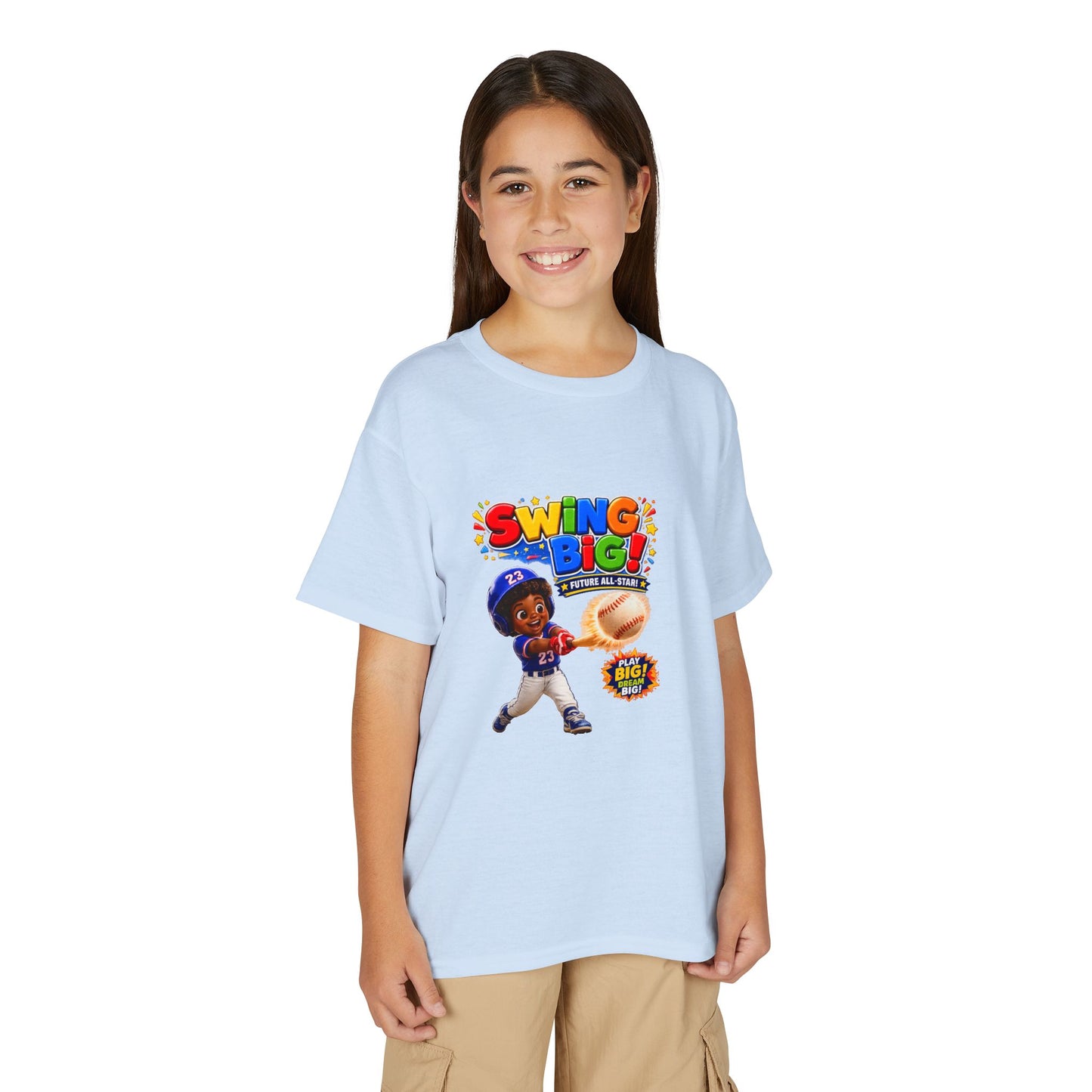 Swing Big! Youth Baseball T-Shirt