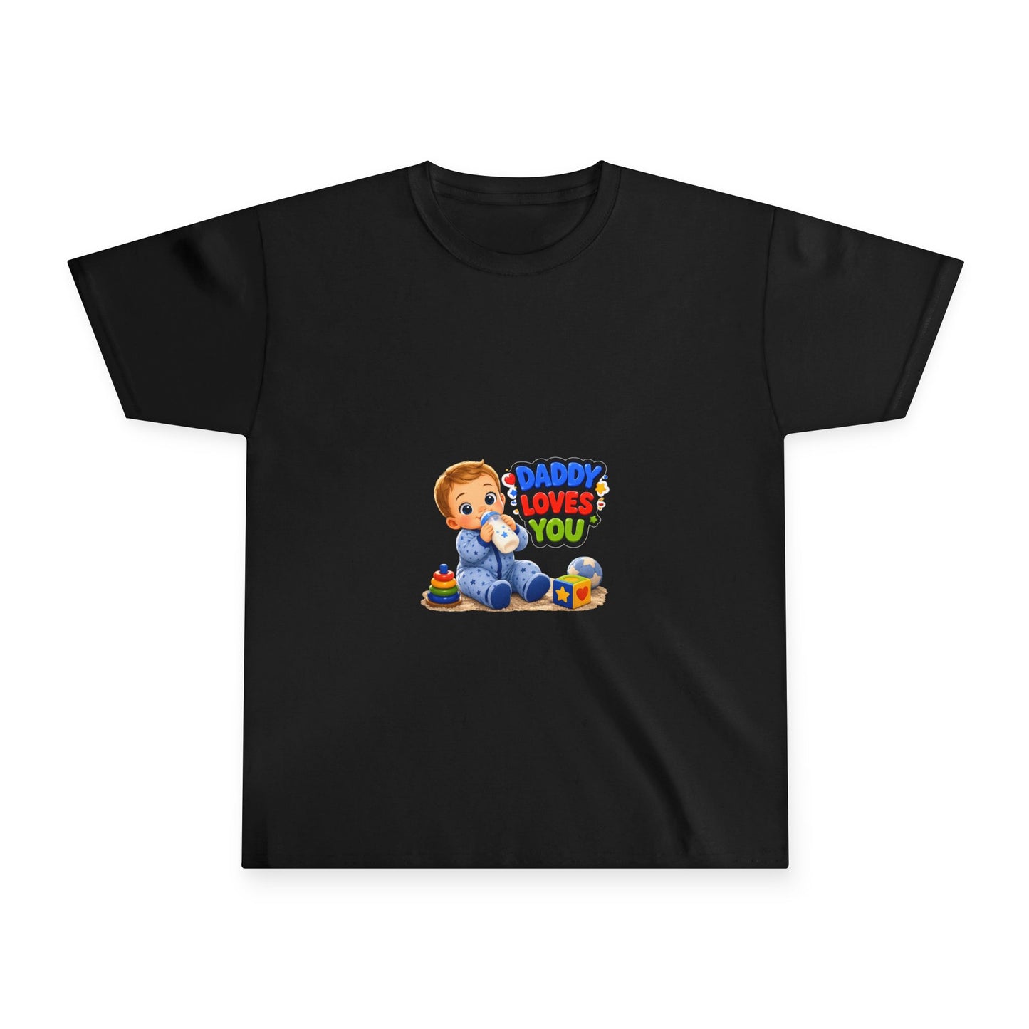 Youth Tee — Cute Baby 'Daddy Loves You' Graphic Shirt