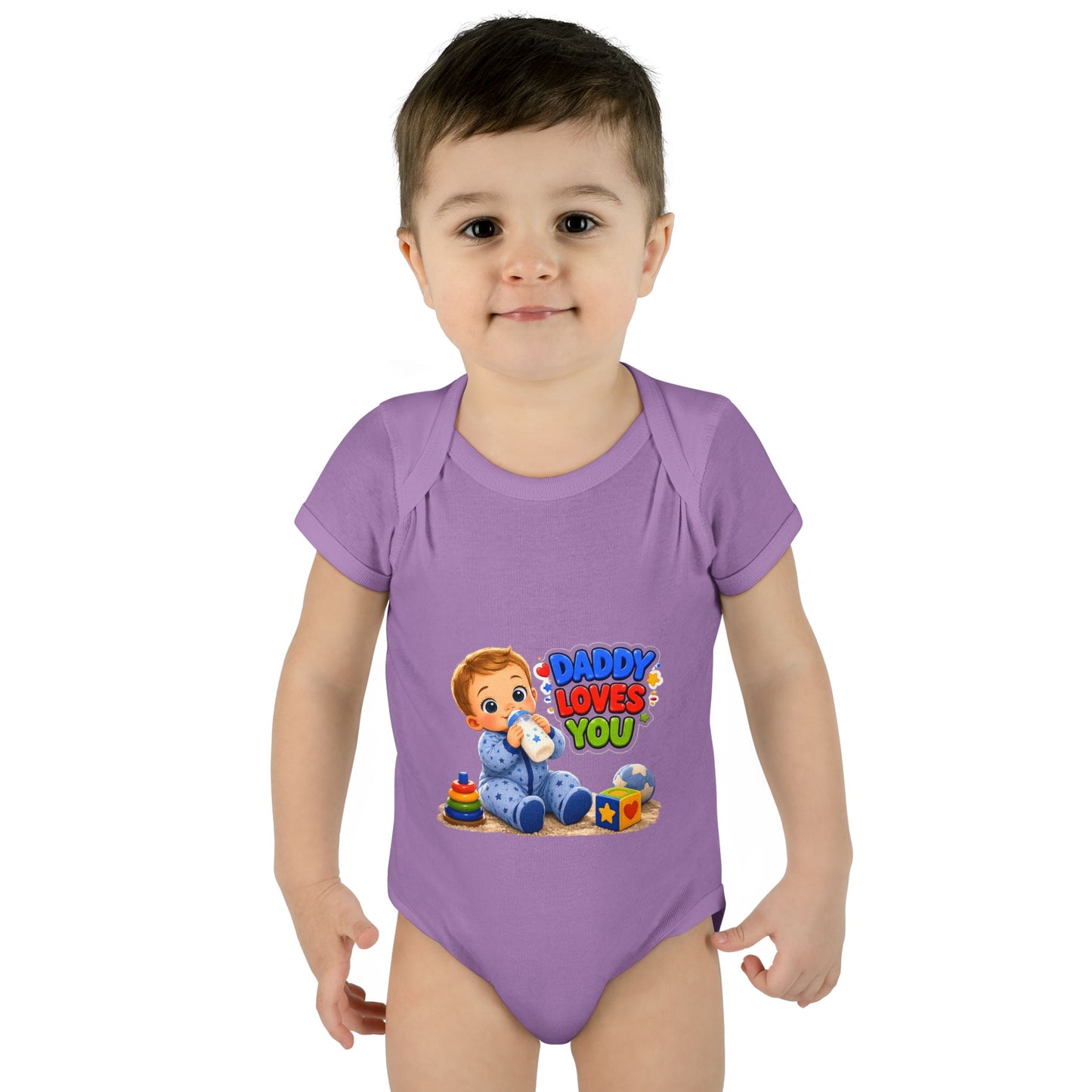Daddy Loves You Baby Bodysuit