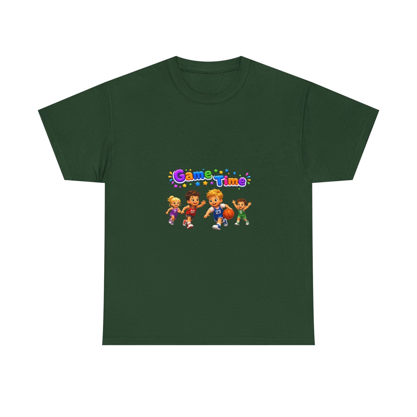 Kids' Game Time T‑Shirt — Playful Cartoon Children Design