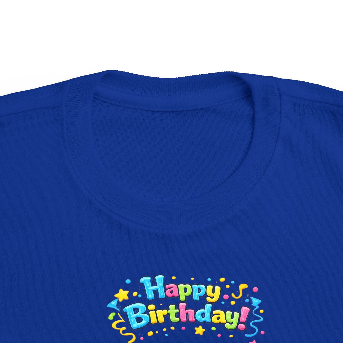 Copy of Copy of Toddler Birthday Tee — "Happy Birthday 2" Girl Balloon Party Shirt