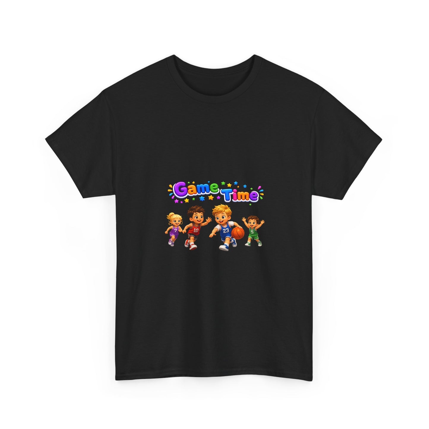 Kids' Game Time T‑Shirt — Playful Cartoon Children Design