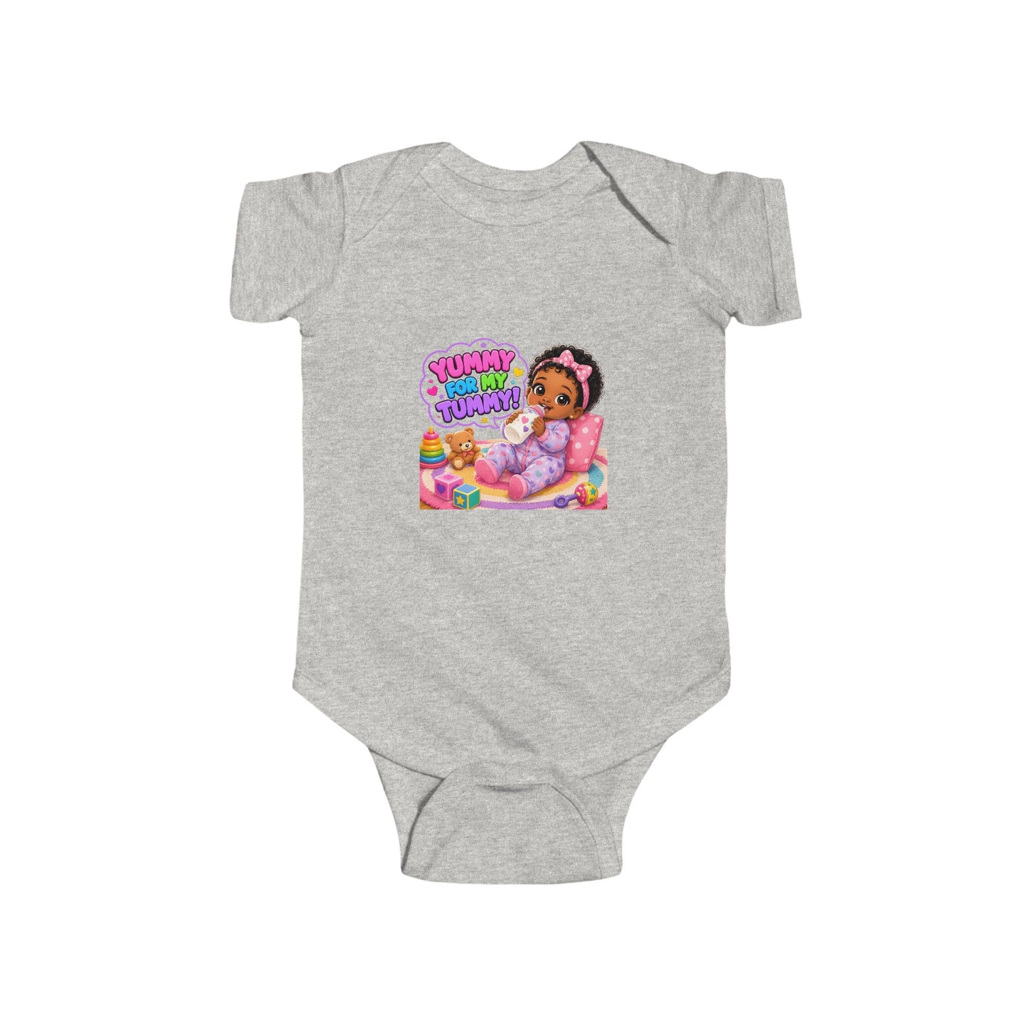 Baby Bodysuit — "Funny Mommy Moments" Cute Doll Playtime Graphic