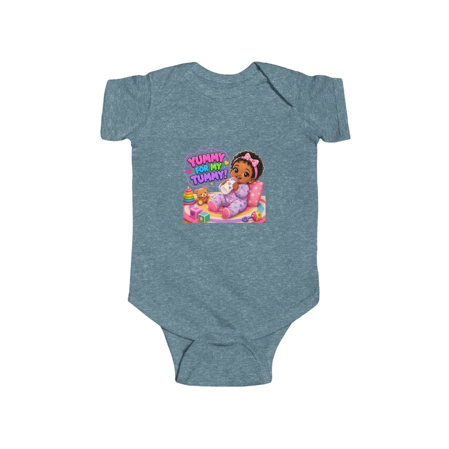 Baby Bodysuit — "Funny Mommy Moments" Cute Doll Playtime Graphic