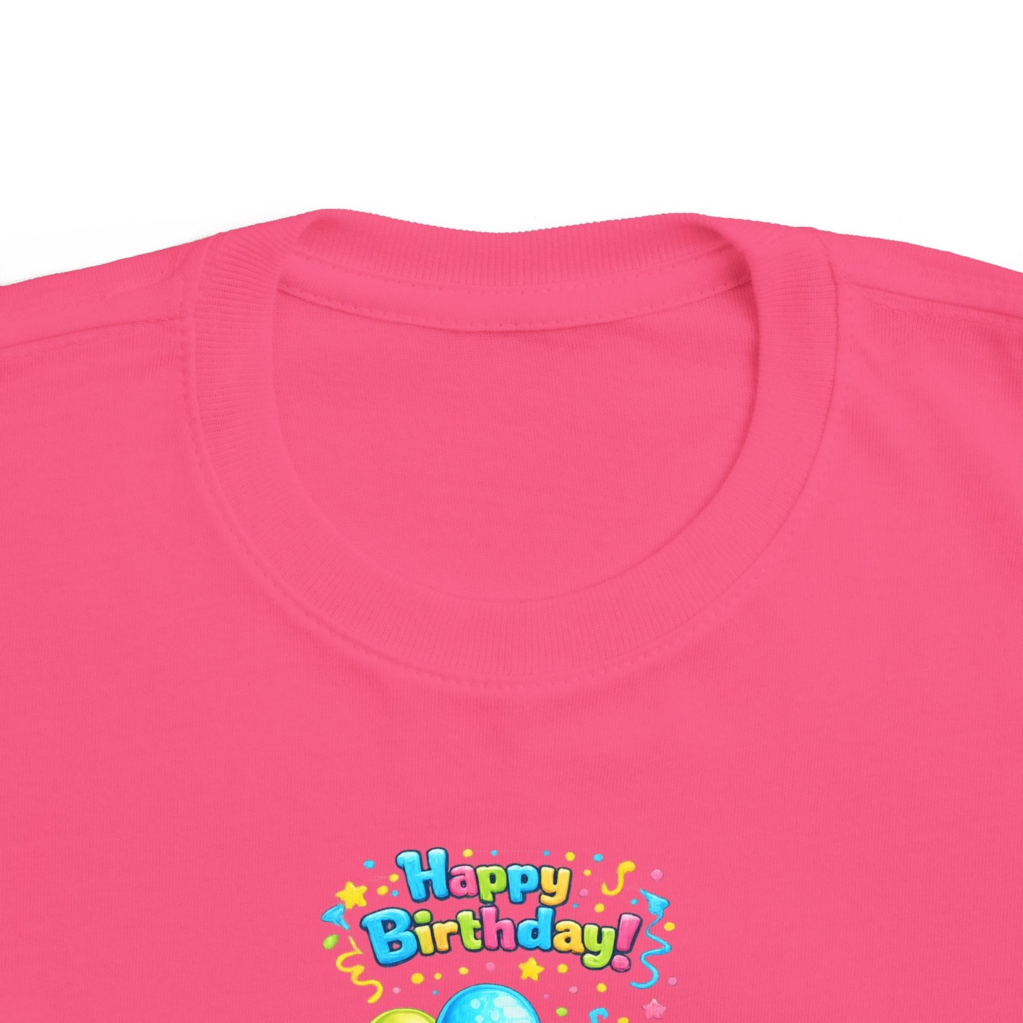 Toddler 1st  Birthday Tee — "Happy Birthday
